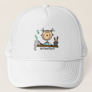 Casquette Dessinateur comptable bonhomme allumette