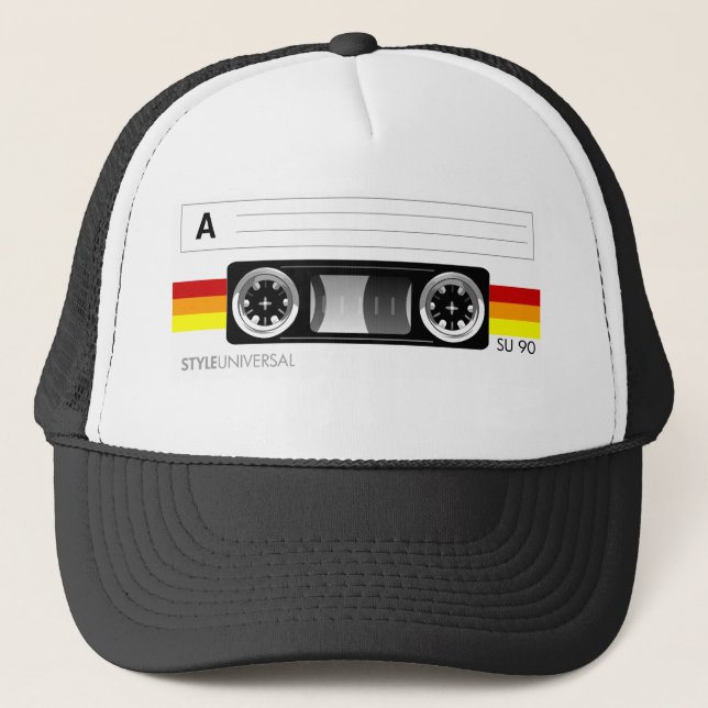 Casquette d'étiquette d'enregistreur à cassettes (Devant)
