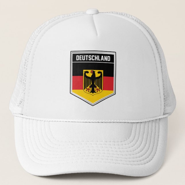 Casquette Deutschland/Allemagne - Bouclier indicateur (Devant)