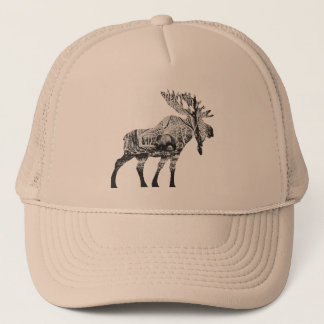 Casquette Deux animal - orignaux/ours