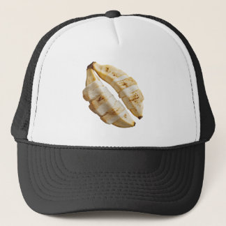 Casquette Deux bananes exotiques tranchées au milieu