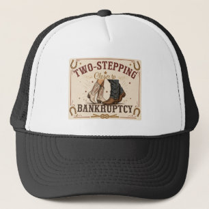 Casquette Deux pas de plus vers la faillite Signe occidental