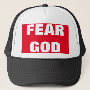 Casquette d'évangélisation de Dieu de crainte