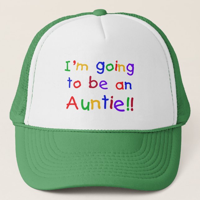 Casquette Devenir une Tante Couleurs primaires (Devant)