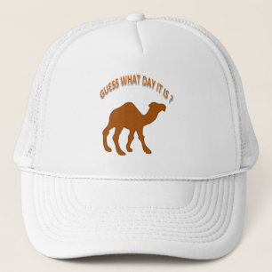 Casquette Devinez quel jour nous sommes ? Chameau du jour de