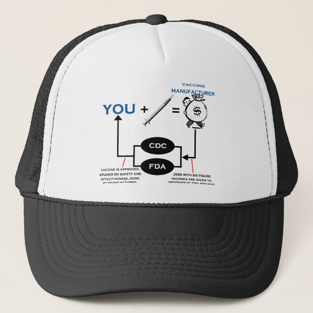 Casquette Diagramme vaccinique (Devant)