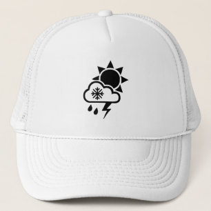 Casquette d'icônes météo