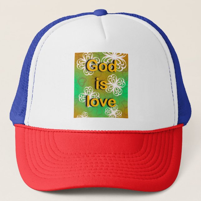 Casquette Dieu est amour (Devant)