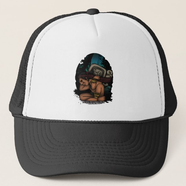 Casquette Dieu maya (Devant)