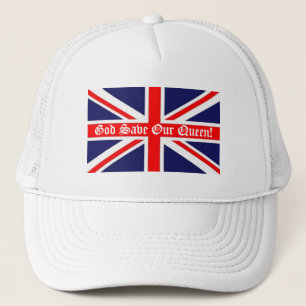 Casquette Dieu sauve notre reine !-Union Jack