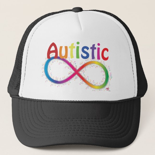 Casquette d'infini de fierté autistique (Devant)