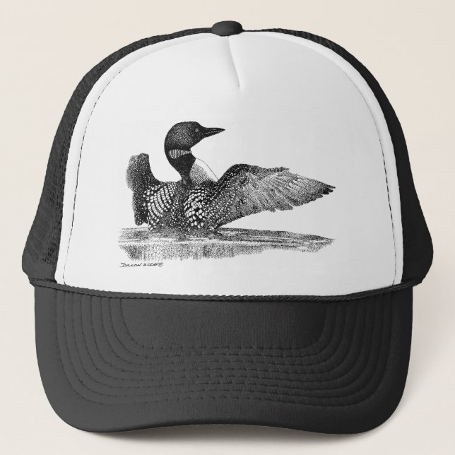 Casquette Dingue peint (Devant)