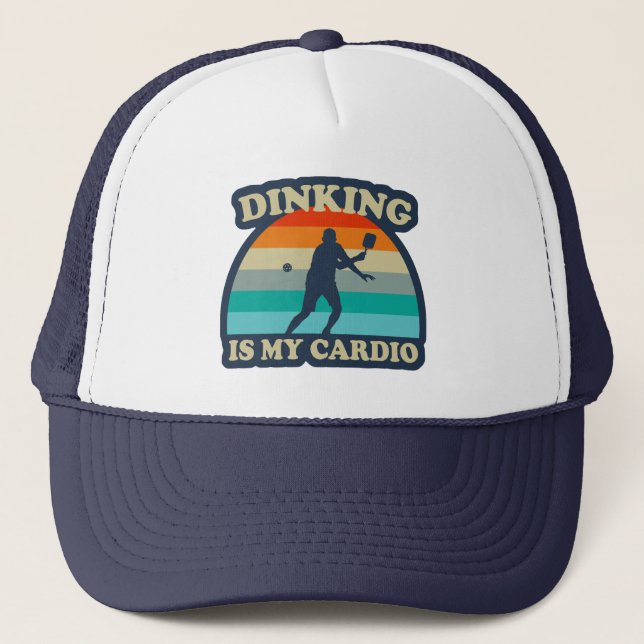Casquette Dinking Est Mon Cardio Pickleball (Devant)
