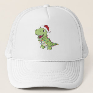 Casquette Dinosaur Noël Neige hiver T-Rex Dino