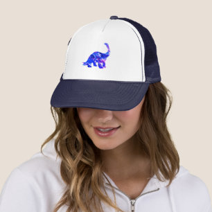 Casquette Dinosaure bleu électrique