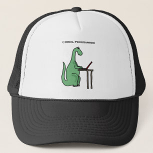 Casquette Dinosaure drôle de programmeur de COBOL