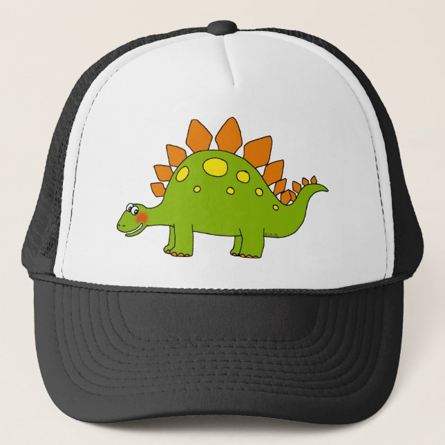Casquette Dinosaure mignon - stegosaurus (Devant)