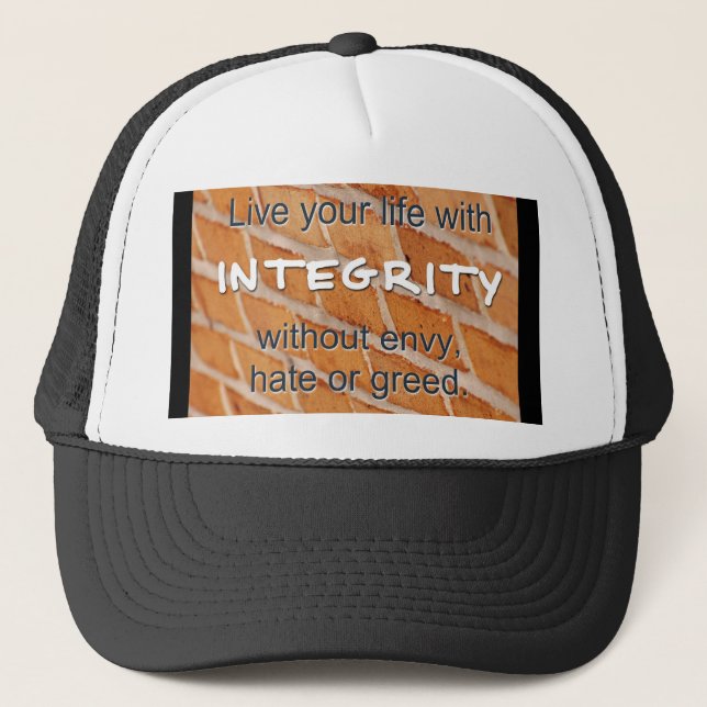 Casquette d'intégrité (Devant)