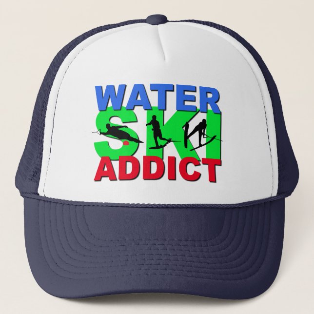 Casquette d'intoxiqué de ski d'eau (Devant)
