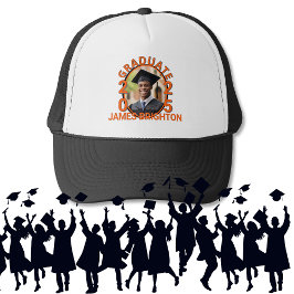 Casquette Diplômé en photo à thème Orange