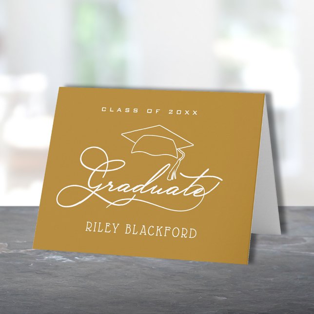 Casquette diplômé Gold (Créateur téléchargé)