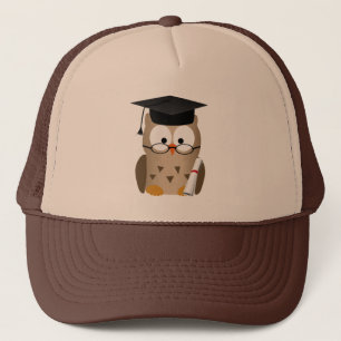 Casquette Diplômé sage mignon de hibou