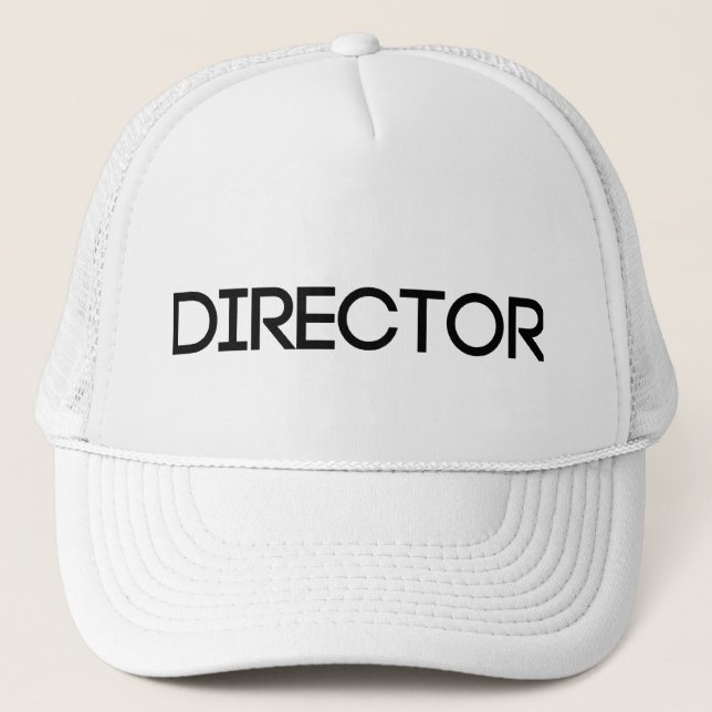 Casquette Directeur Hat d'équipe de tournage (Devant)