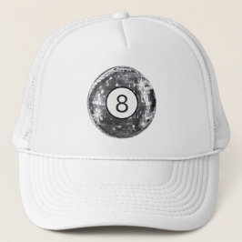Casquette Disco Tendance Motif Ball, 8 Ball Art, Vibes Retro