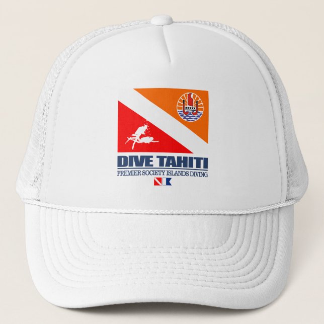 Casquette Dive Tahiti (sq) (Devant)