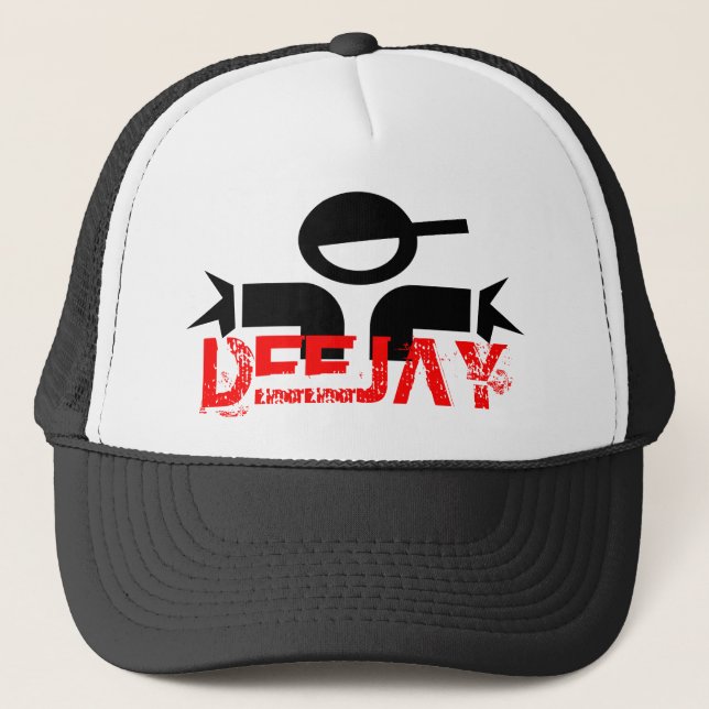 Casquette DJ - casquette de partie de jockey sur d (Devant)