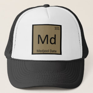 Casquette DM - Symbole de Tableau périodique de chimie de