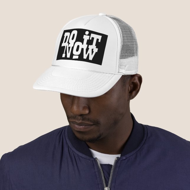 Casquette Do it now (En situation)