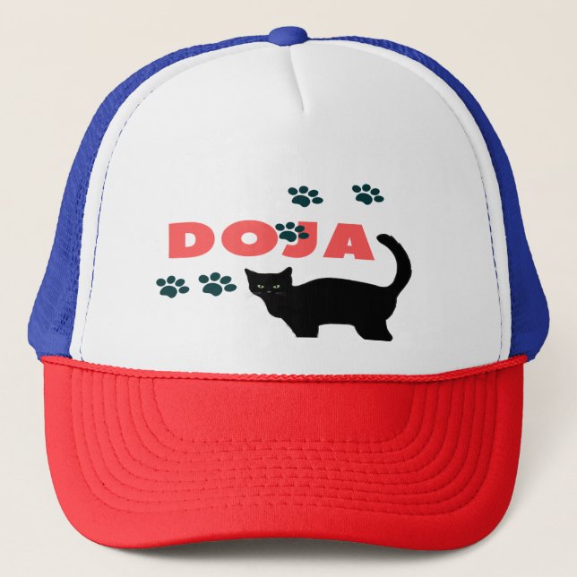 Casquette Doja et chat (Devant)