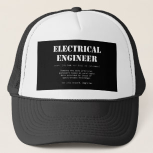 Casquette Don de définition de l'ingénieur électrique amu