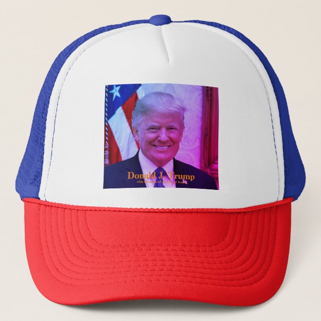 Casquette Donald J. Trump, 45e président des États-Unis (Devant)