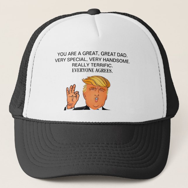 Casquette Donald Trump - anniversaire terrible de fête des (Devant)