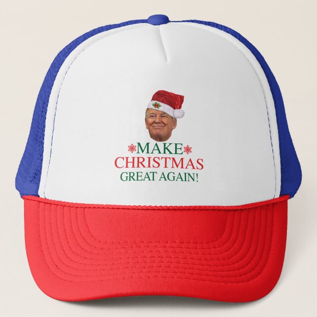Casquette Donald Trump - faites à Noël le grand encore (Devant)