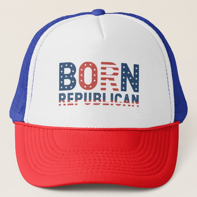 Casquette Donald Trump "Né Républicain" (Devant)