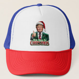 Casquette Donald Trump Noël Le chapeau du Père Noël monte