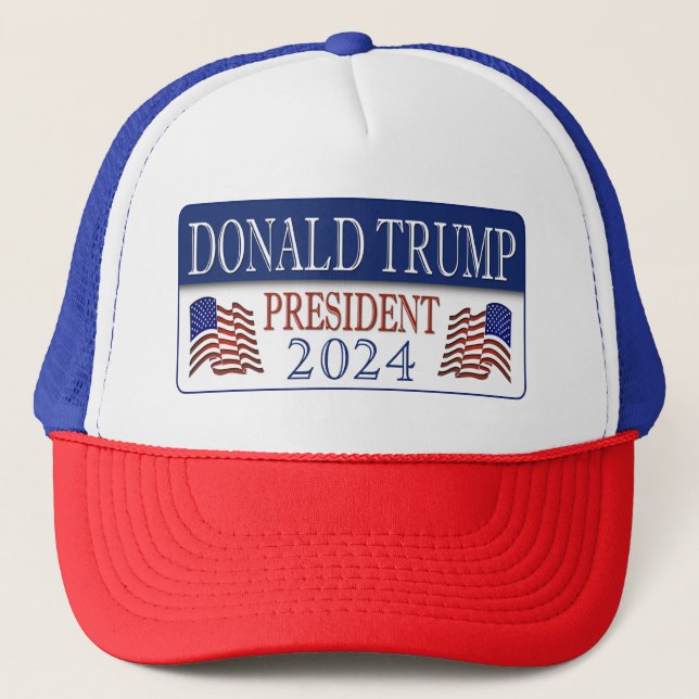 Casquette Donald Trump Président en 2024 (Devant)
