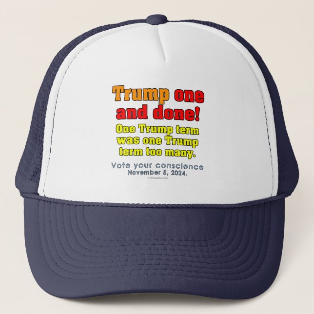 Casquette Donald Trump Un Et C'Est Fait ! (Devant)