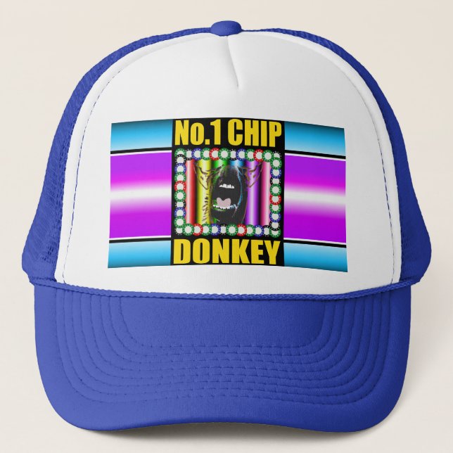 Casquette Donkey de poker - (Devant)