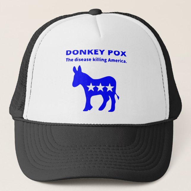 Casquette Donkey Pox Killing America #USAPatriotGraphics © (Devant)