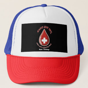 Casquette Donnez toujours 100% sauf don de sang amusant