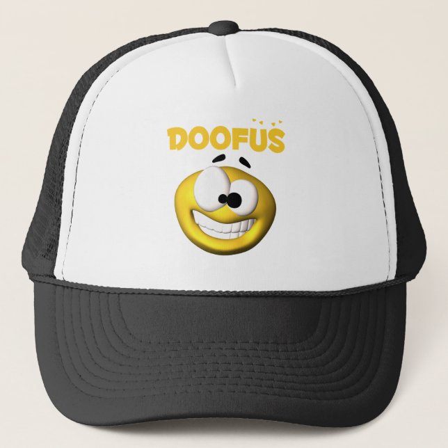 Casquette Doofus de regard fou font face (Devant)