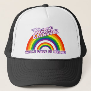 Casquette Double T-shirt d'arc-en-ciel
