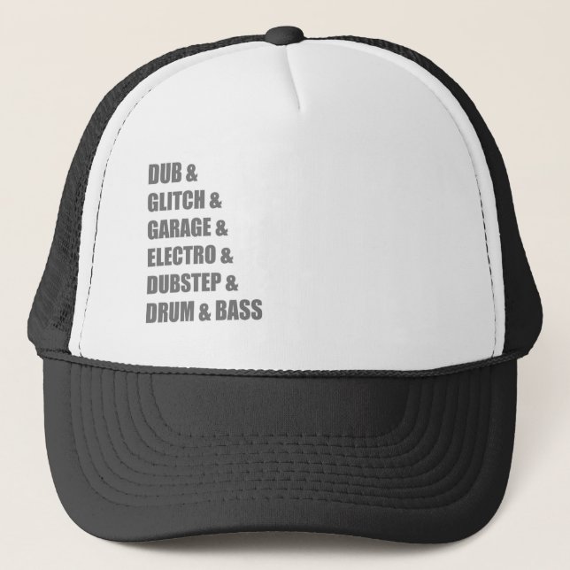 Casquette Doublez l'électro chemise de tambour et de basse (Devant)