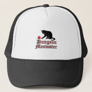 Casquette Doungeon Meowster Drôle RPG Chat avec dés