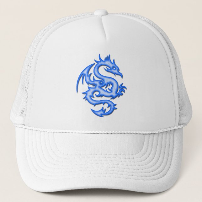 CASQUETTE DRAGON BLEU (Devant)