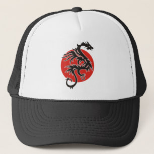 Casquette Dragon Sun - black red white + your ideas